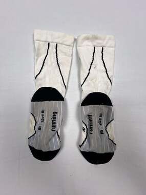 CEP Running Compression Socks White Black Size III Medium